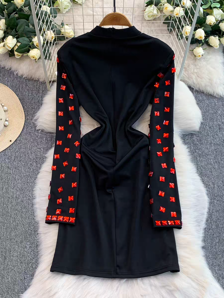 Meagan Luxury Rhinestone Dress