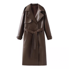 Michelle Winter Leather Coat