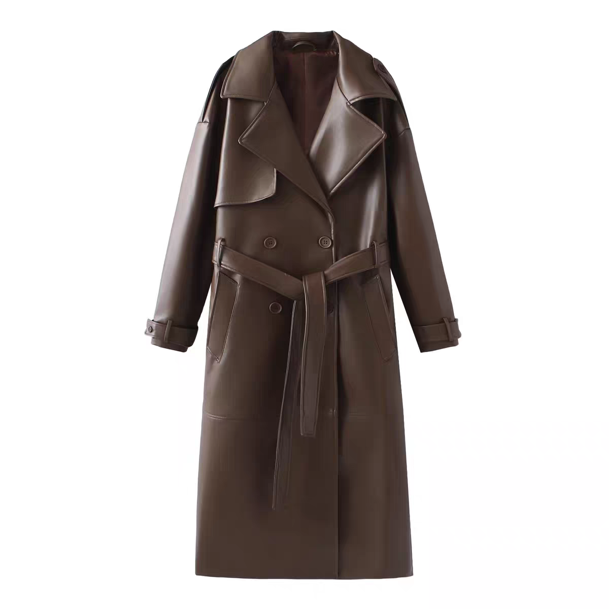 Michelle Winter Leather Coat