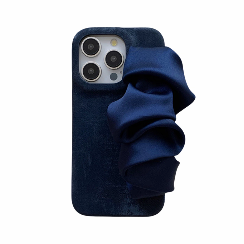 Luxury I Phone Cover With Velvet Handle