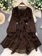 Megan Party Ruffle Dress