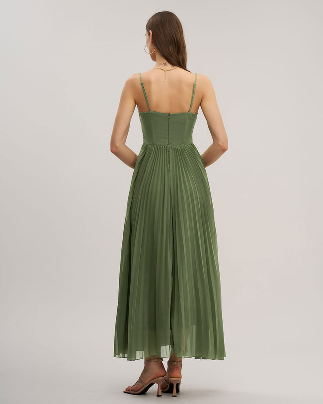 Sweetheart Neck Flowy Slip Maxi Dress