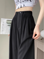 Kate Summer Linen Ice Silk Wide Leg Trousers