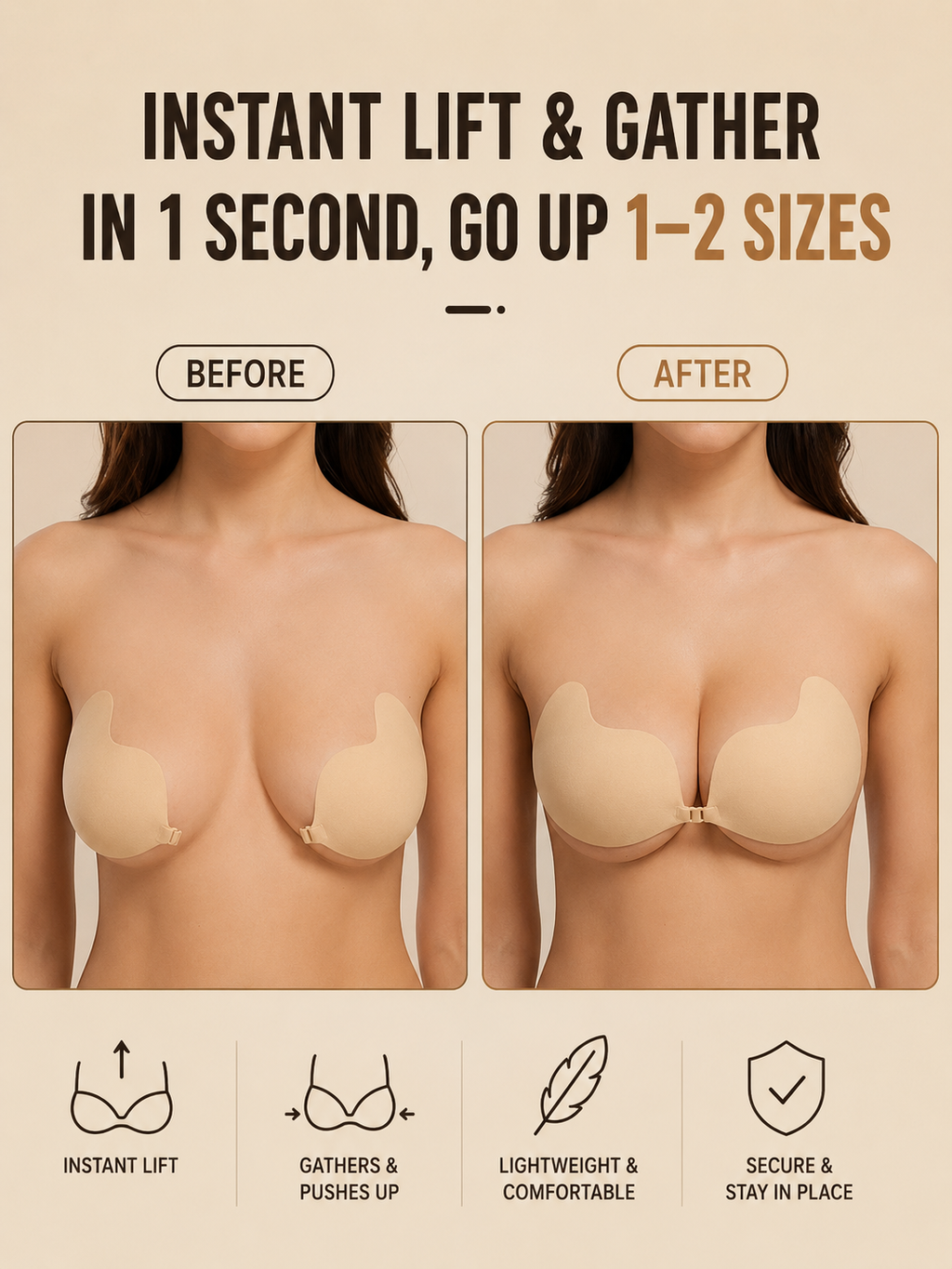 Silicon Bra (Buy One Get One Free)