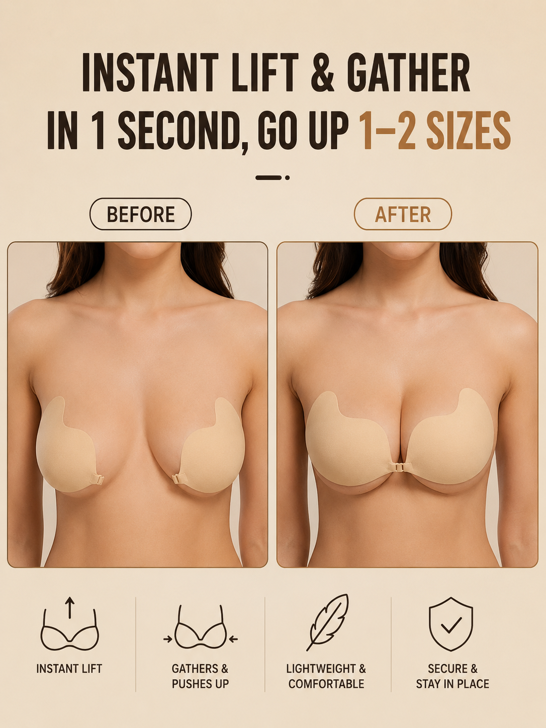 Silicon Bra (Buy One Get One Free)