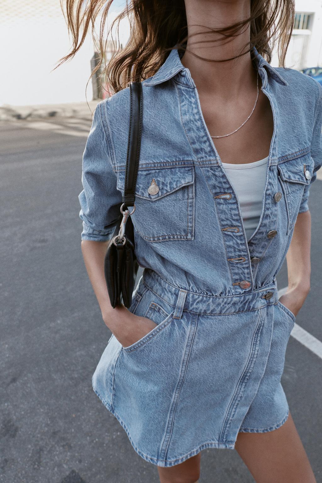 Gemma Summer Denim Mini Dress