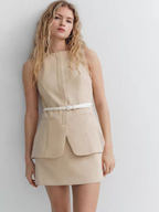 Anne Summer Formal Two Piece Set With Belt - 24th Spoke