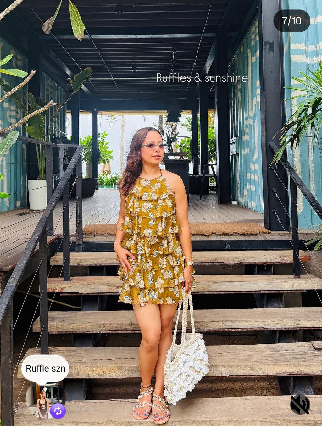 Prerna Summer Floral Layered Dress