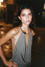 Jennifer Summer Pleated Long Dress