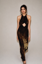Sandra Summer Halter Dress