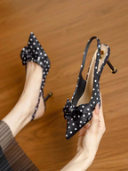 Zooey Polka Dot Heels