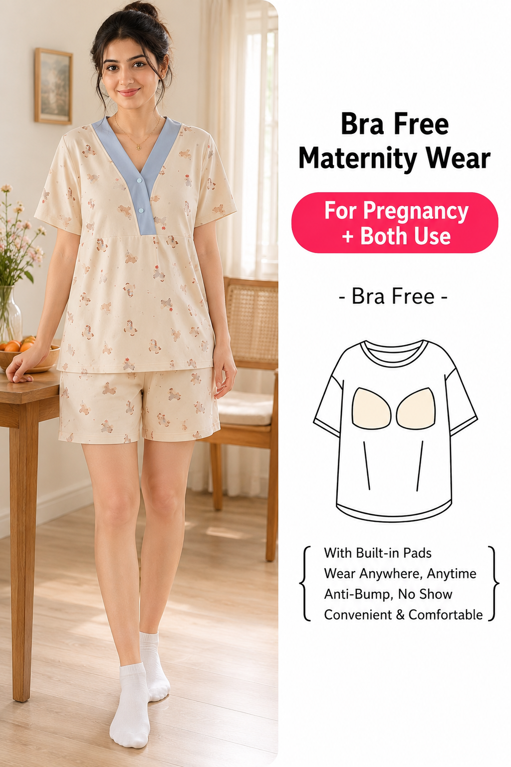 Helena Summer Cotton Pajamas Set