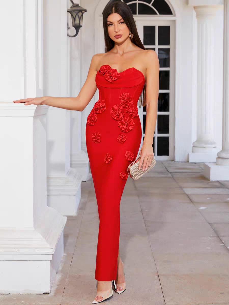 Beyoncé Luxury Celebrity Party Tube Top Dress