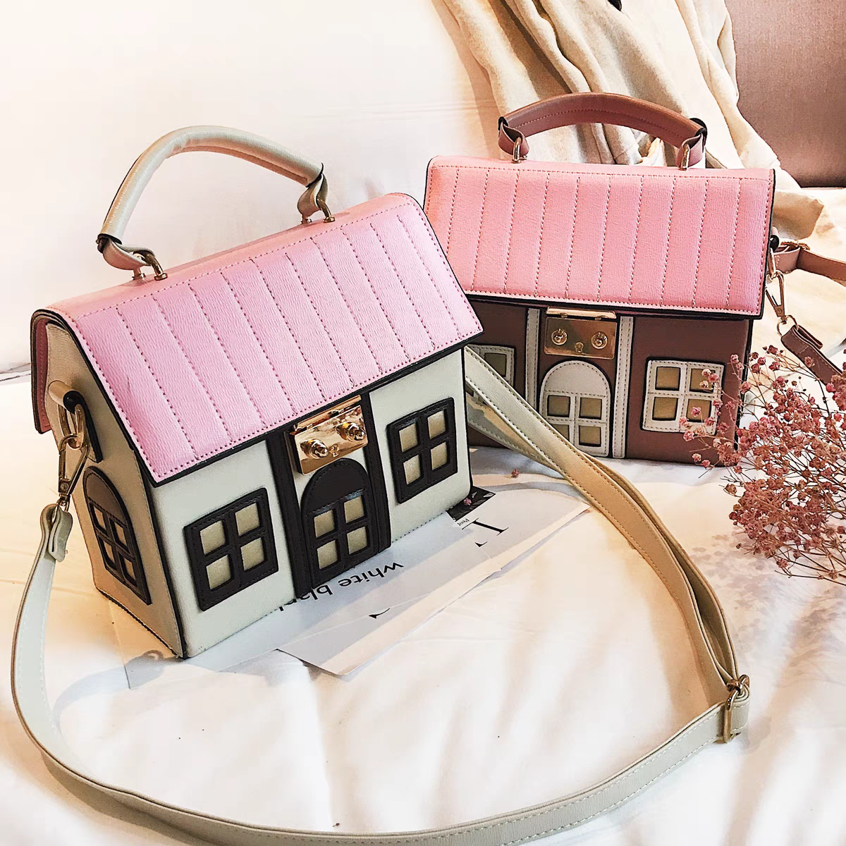 New Cartoon Cute House Bag