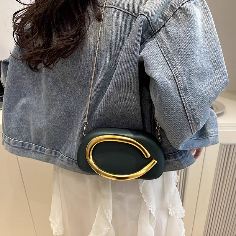 Original Zara Retro Metal Handle Bag