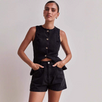 Natalie Summer Denim Coord Set