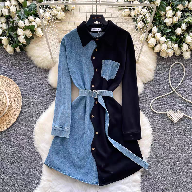 Marie Summer Denim Dress