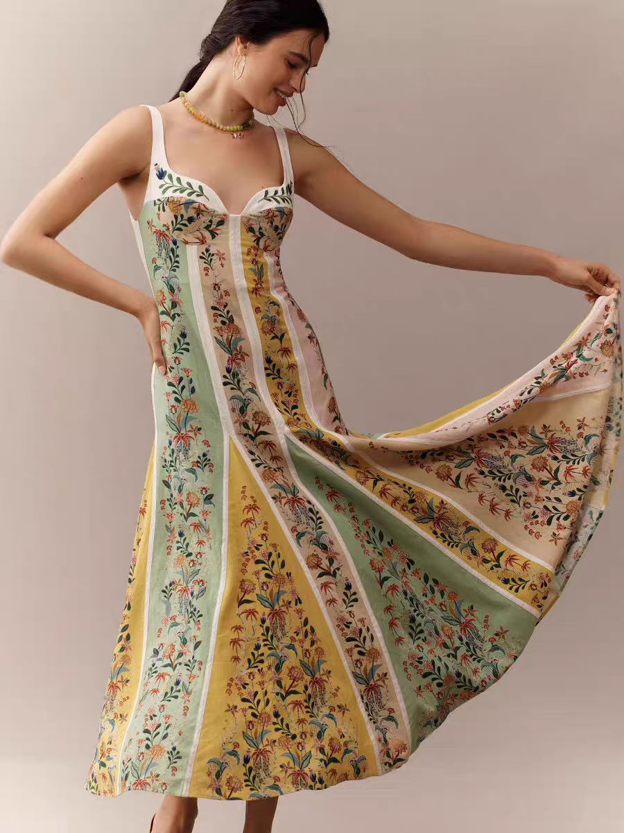 Noomi Summer Linen Long Dress
