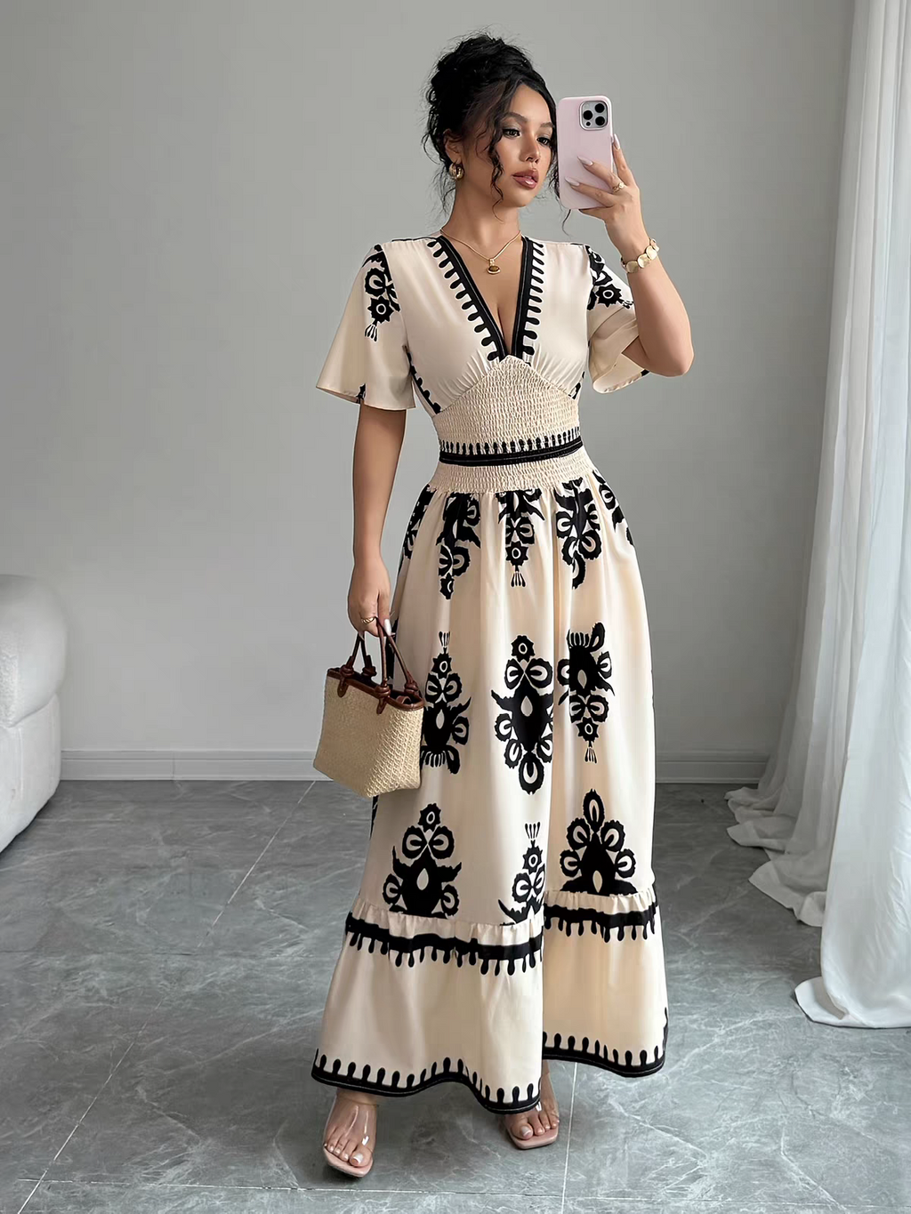 Rachel Summer Vacation Long Dress