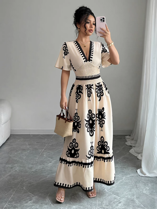 Rachel Summer Vacation Long Dress