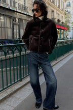 Alison Winter Reversible Leather Jacket