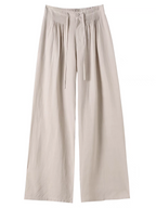 Kate Summer Linen Ice Silk Wide Leg Trousers
