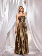 Brittany Party Metallic Dress
