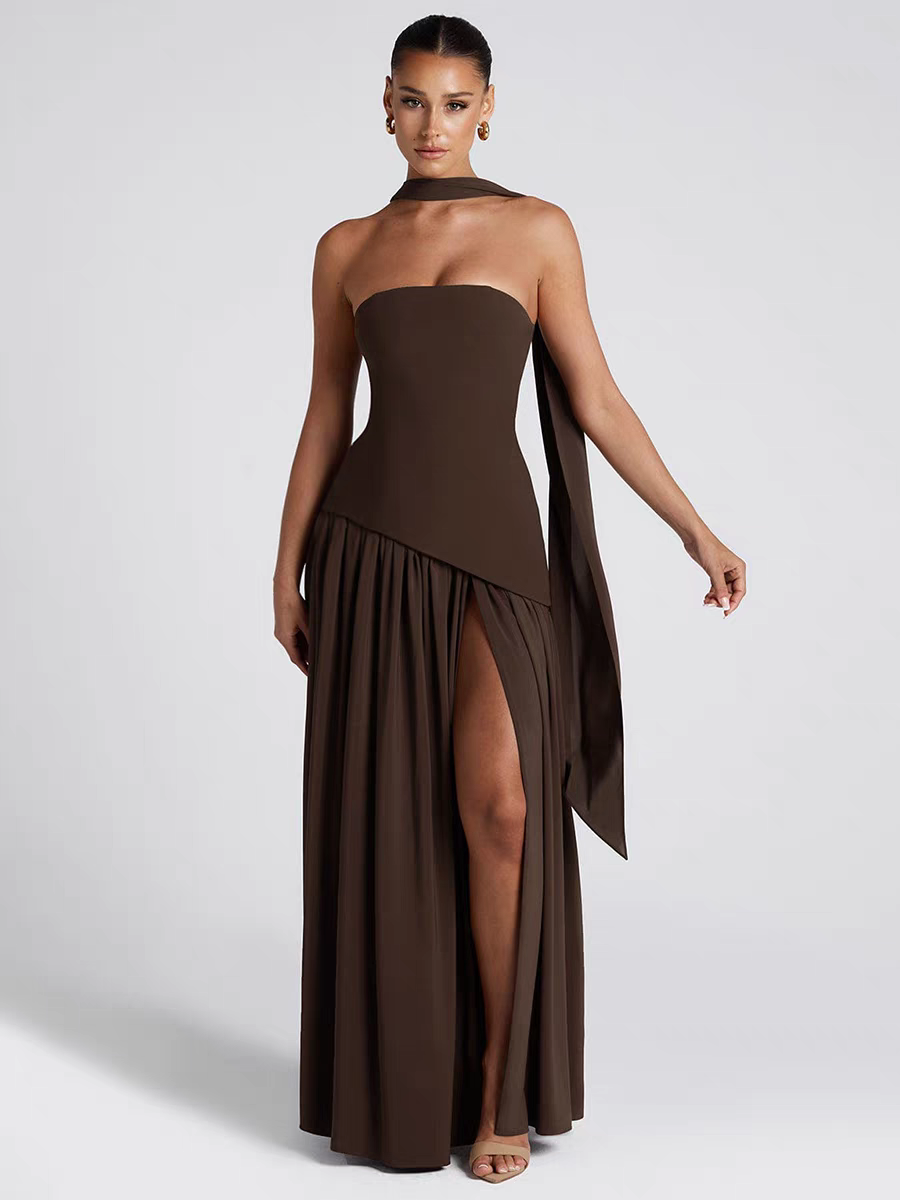 Zooey Summer Celebrity Slit Dress