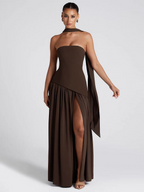 Zooey Summer Celebrity Slit Dress