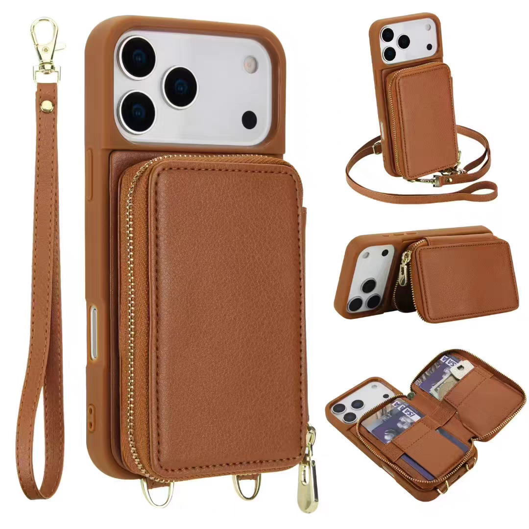 I Phone Cover With Wallet & Sling, Crossbody Handbag