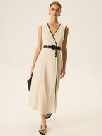 Ashley Midi Dress With Belt