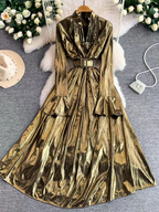 Alison Metallic Dress - 24th Spoke