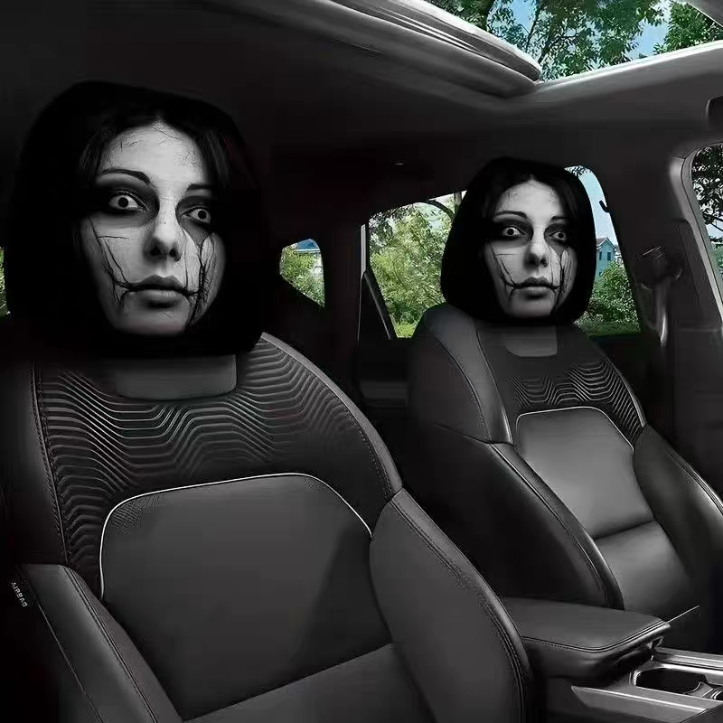 Ghost Head Rest Cover