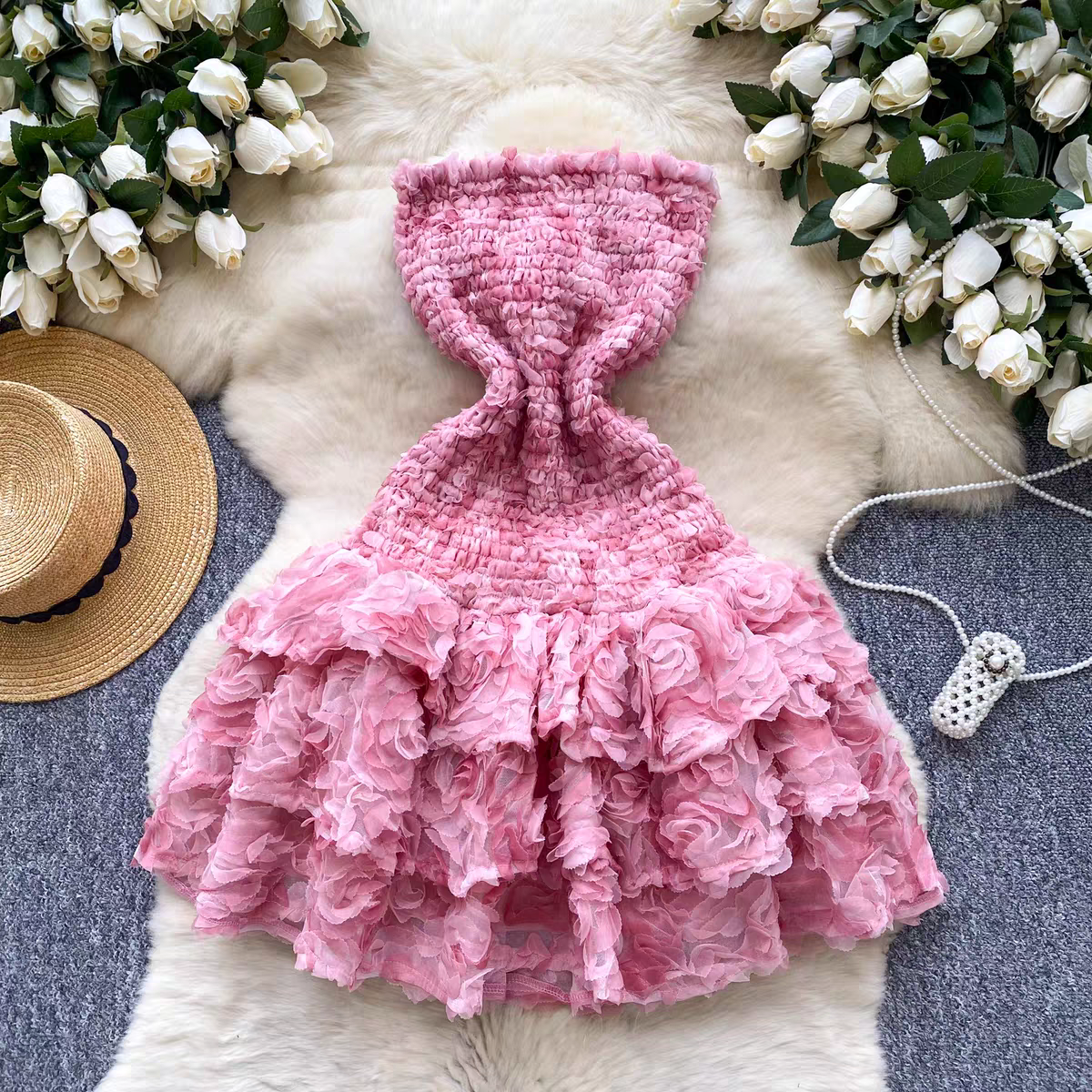 Kathryn Summer Luxury Tube Top Dress