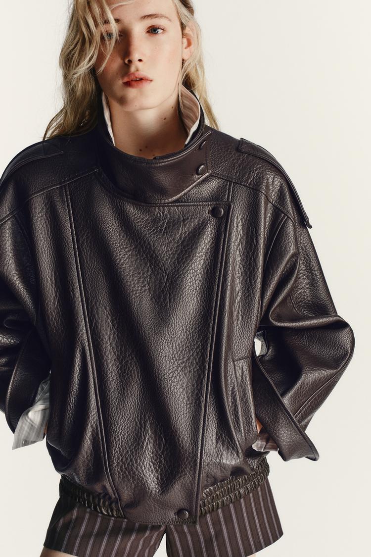 Zara Winter Leather Jacket