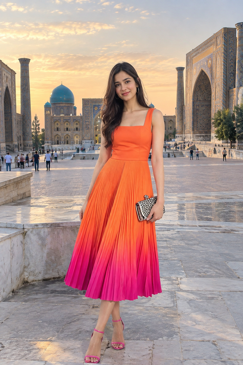 Claire Double Shade Dress