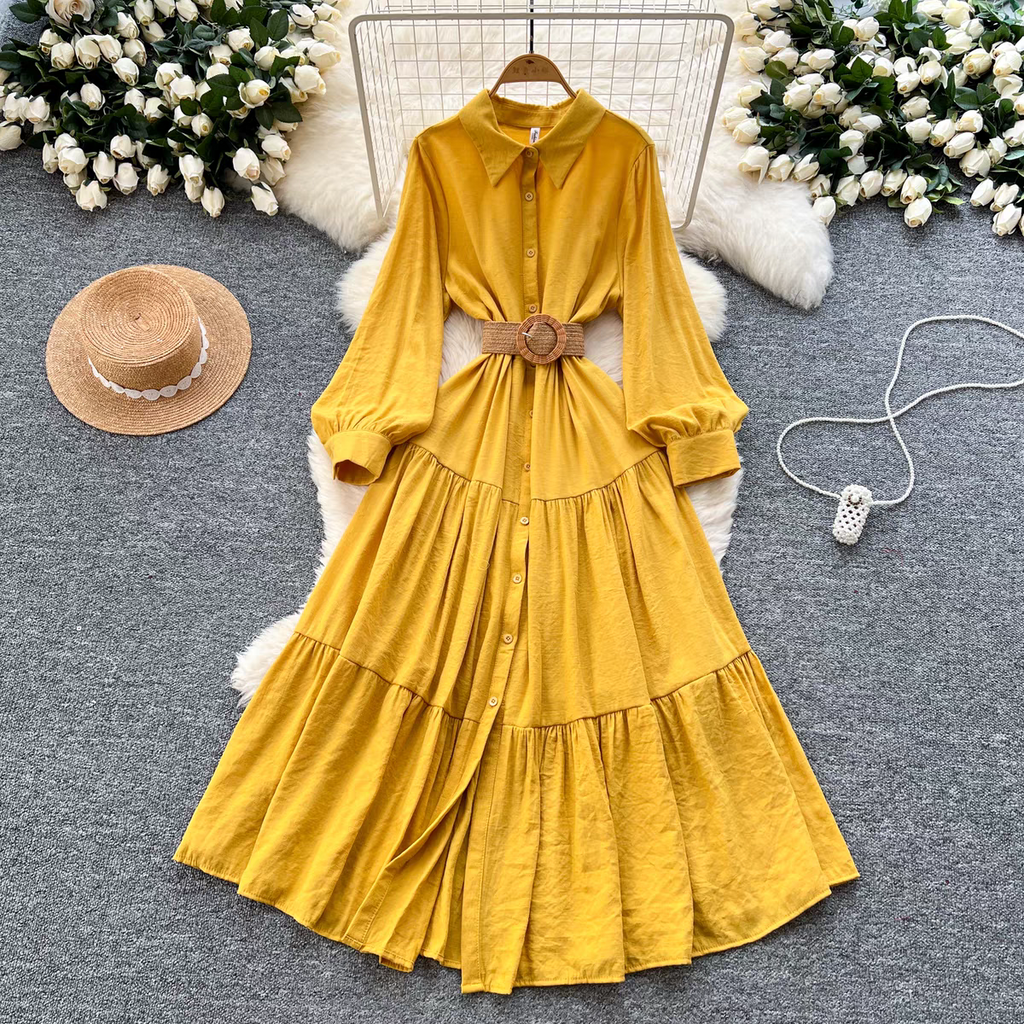 Sophia Summer Retro Long Dress
