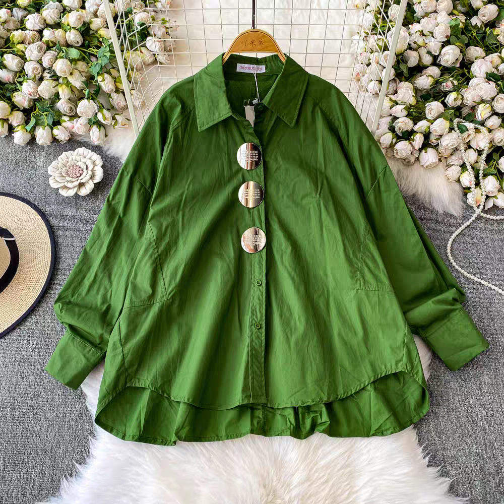 Jennifer Summer Stylish metal Button Shirt - 24th Spoke