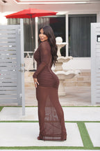 Catherine Summer Mesh Milk Silk Dress