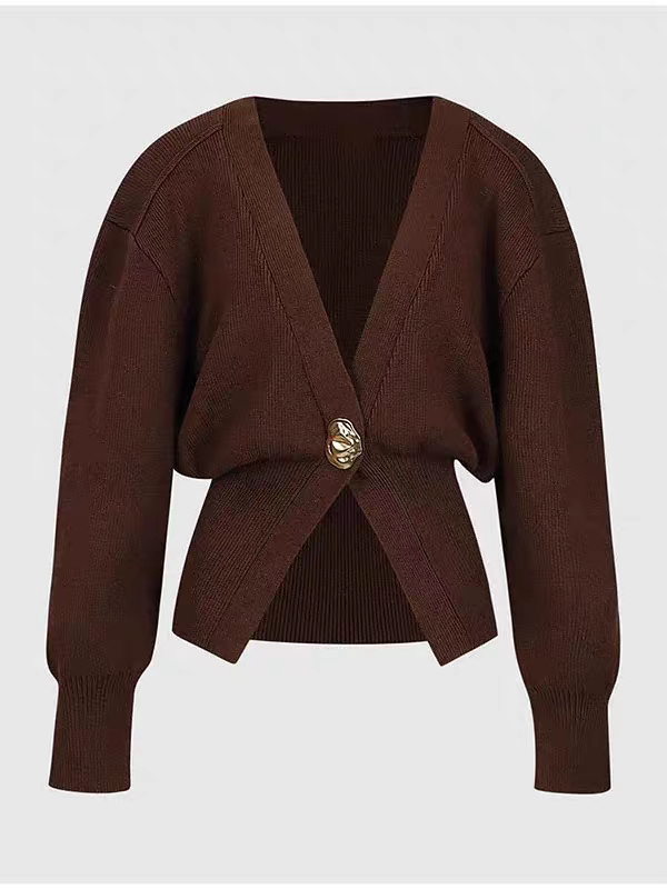 Zia Golden Button Cardigan