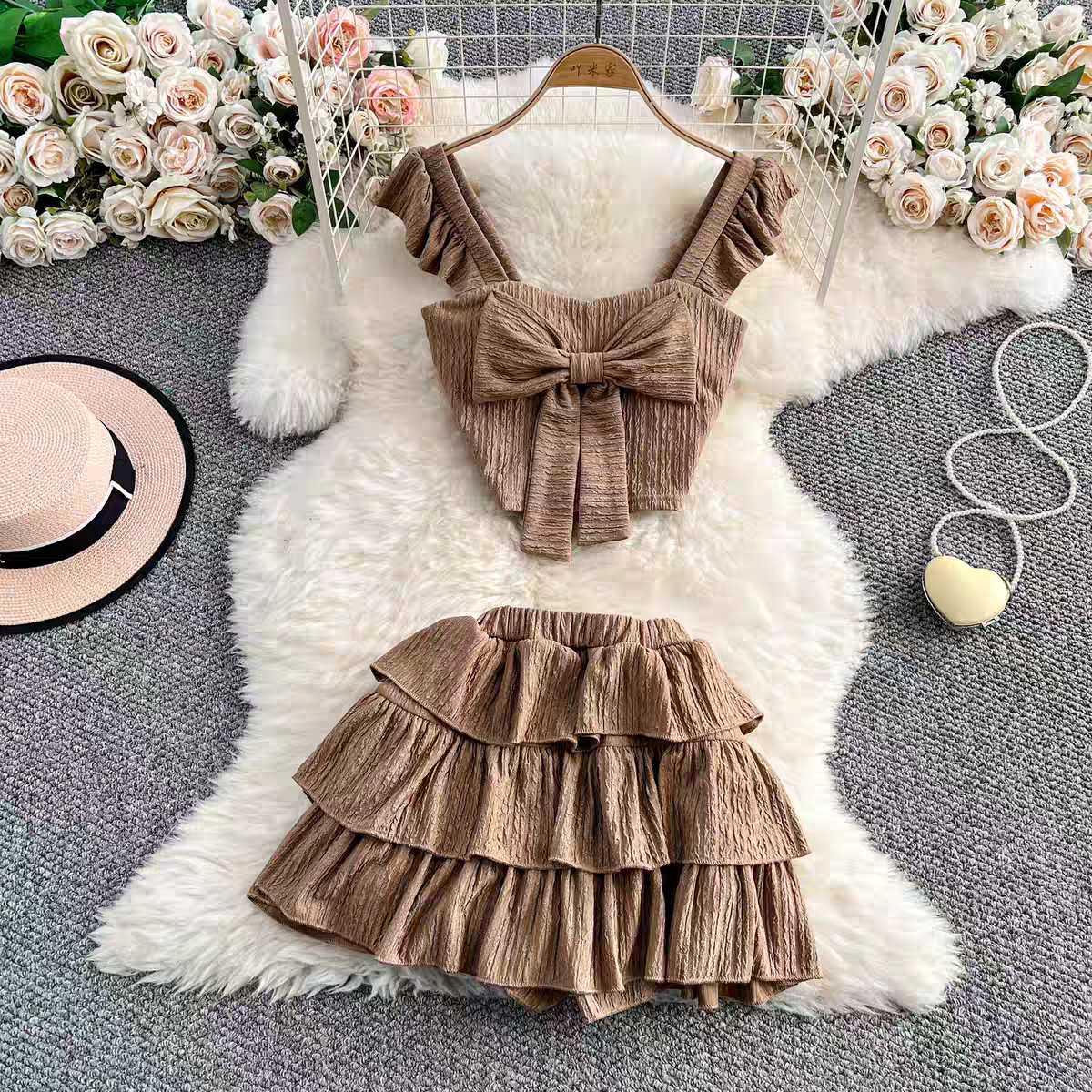 Christina Summer Two Piece Set Dress - 24th Spoke