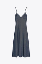 Milena Summer Midi Denim Dress