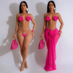 Jennifer Summer Beach Vacation Three Piece Set