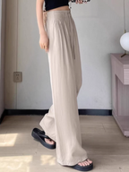 Kate Summer Linen Ice Silk Wide Leg Trousers