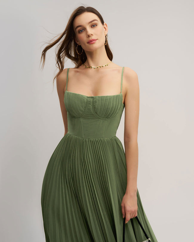 Sweetheart Neck Flowy Slip Maxi Dress