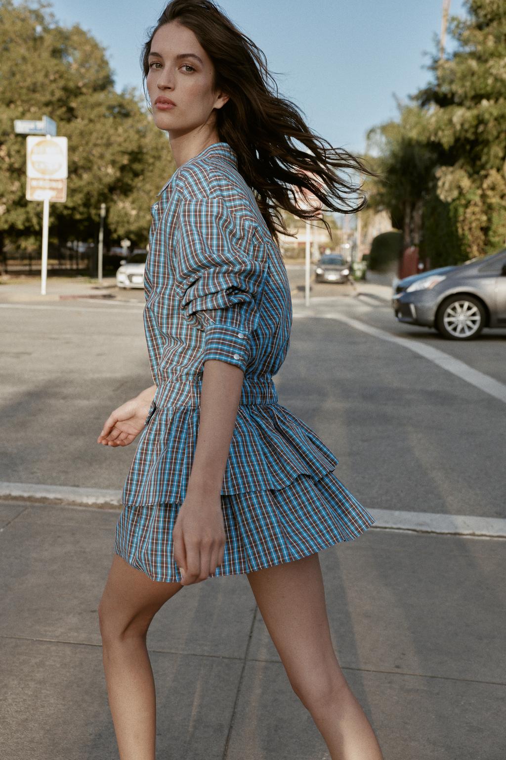 Christina Summer Plaid Dress