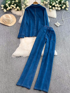 Anna Summer Denim Coord Set