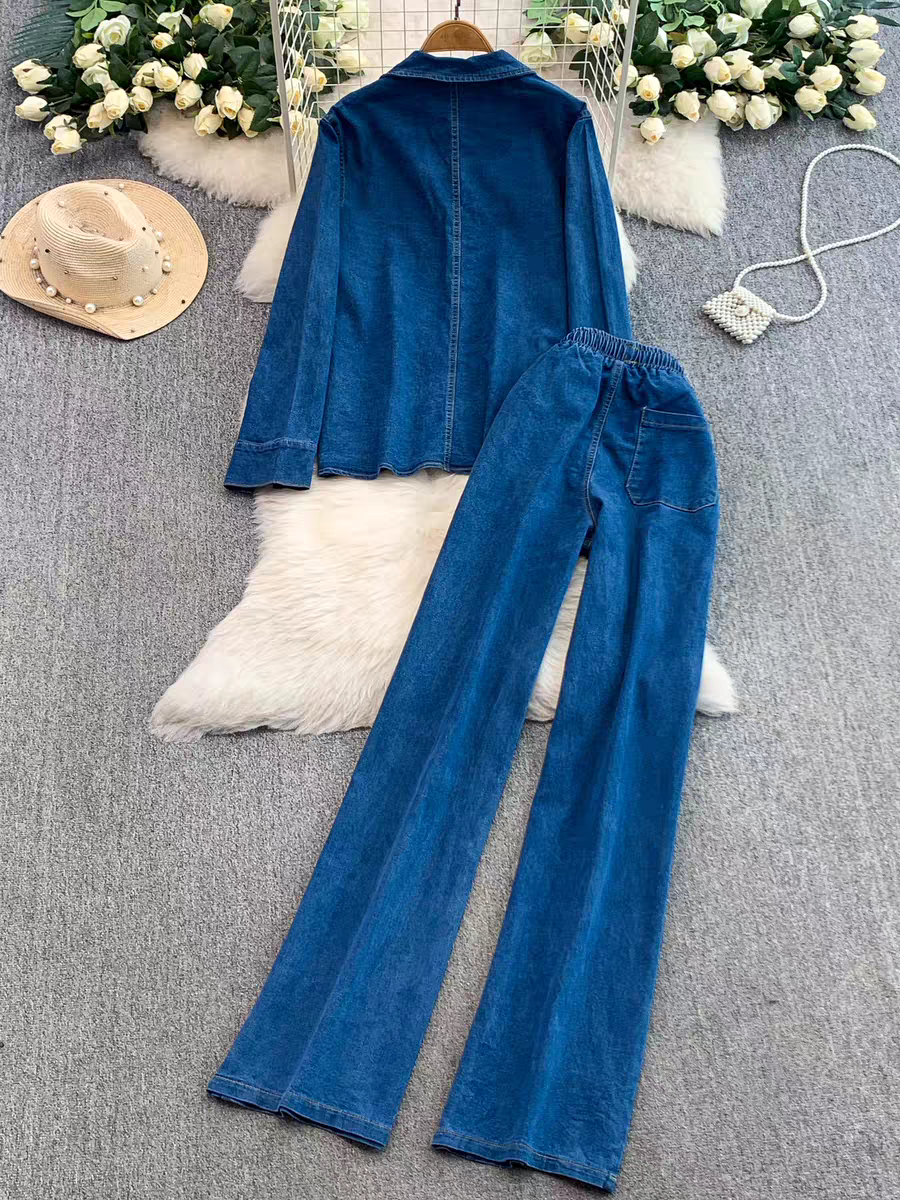 Anna Summer Denim Coord Set