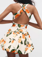 Emma Summer Printed Vacation Dress