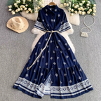 Lyndsy Summer Ruffle Long Skirt Dress - 24th Spoke